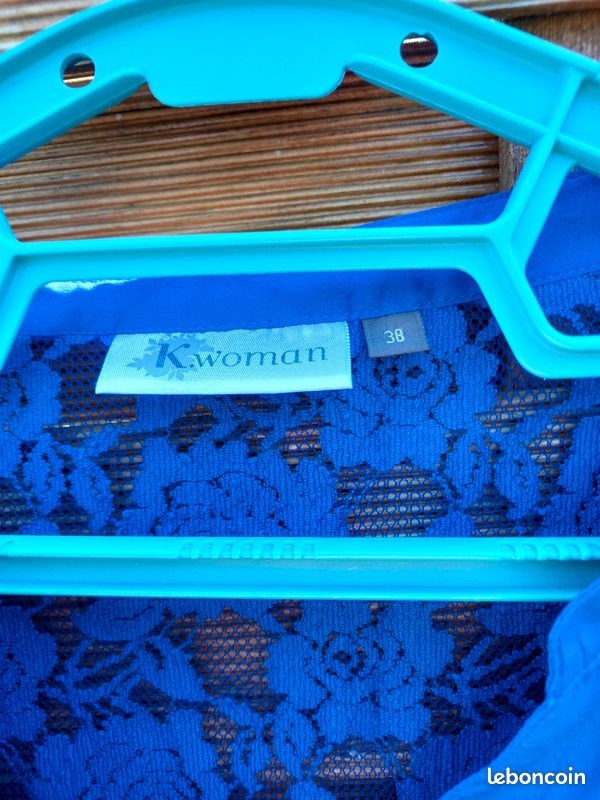 Chemisier bleu - Taille M/38 - Neuf (image 2)