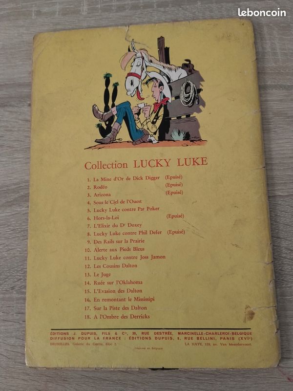 Lucky Luke les rivaux de Painful Gulch EO 1962 (image 2)