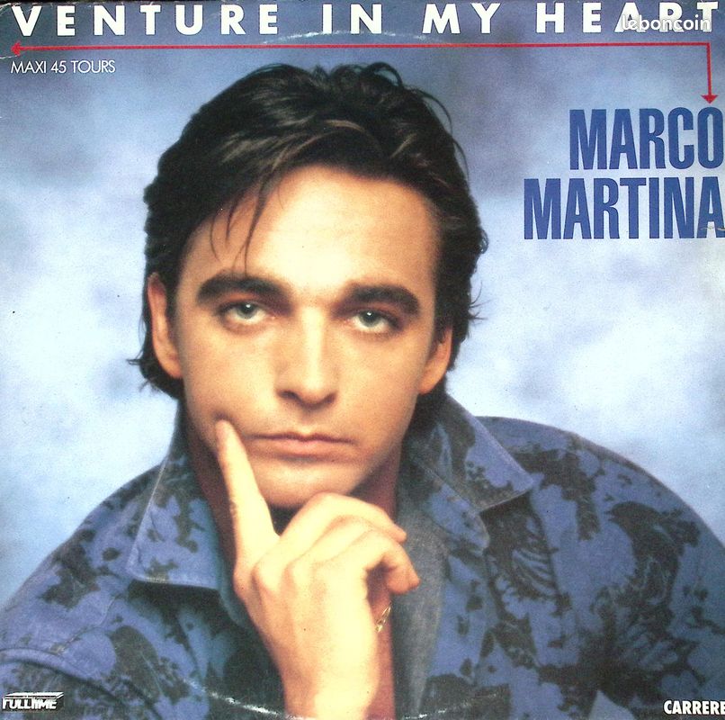 Marco Martina - venture in my heart - italo disco - 1986 - Maxi 45 (image 1)