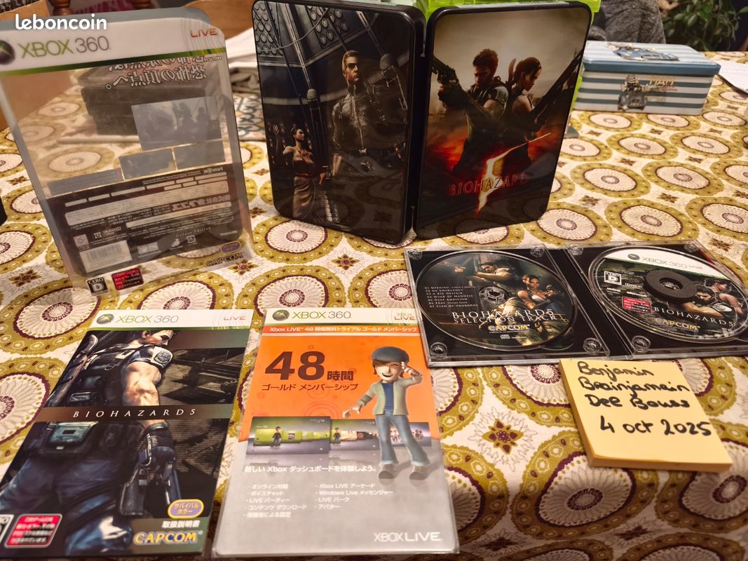 Biohazard 5 collector Xbox 360 ntsc j (image 1)