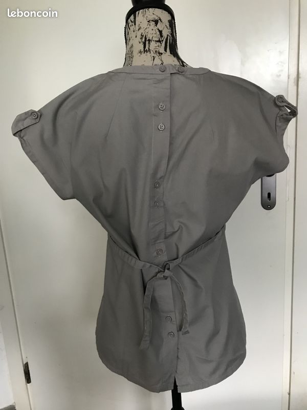 Chemisier gris sans manches - Kiabi Woman - T.38 (image 2)