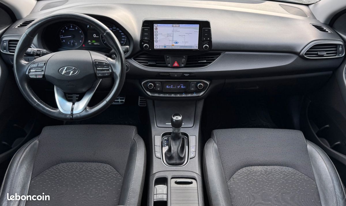 HYUNDAI I30 FASTBACK 1.4 T-GDI 140Ch CREATIVE - SUIVI CONSTRUCTEUR - ATTELAGE - CARPLAY (image 4)