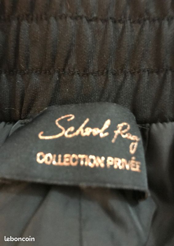 Short en laine mélangée motifs pied de poule School Rag (image 6)