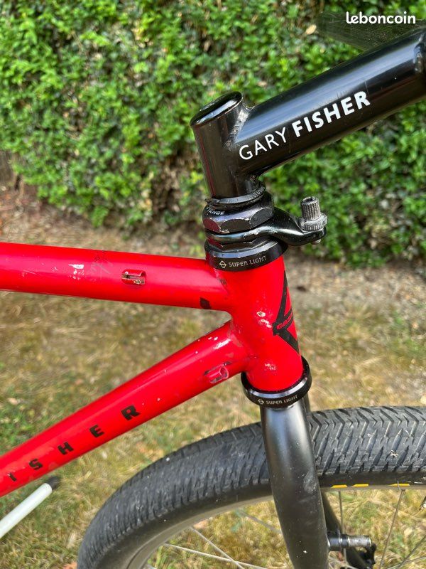 Cadre VTT Gary Fisher 80s 15.5 Petit Acier Rigide Fourche + Accessoires