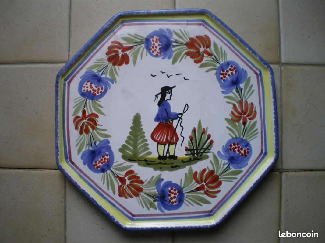 Dessous de plat octogonal HB Quimper (image 1)