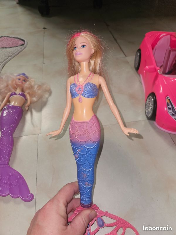 Poupée barbie + voiture (image 3)