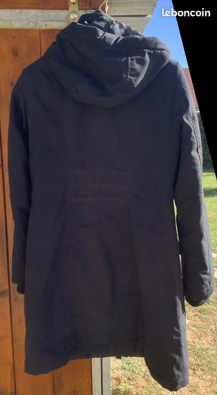Manteau noir femme (image 2)