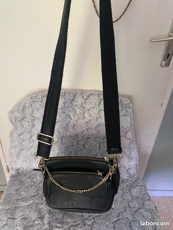 Sac en bandoulière en cuir (image 3)