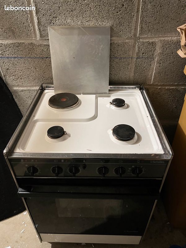 Cuisinière électrique - CI 66V W S - Scholtès - vitrocéramique / classe A