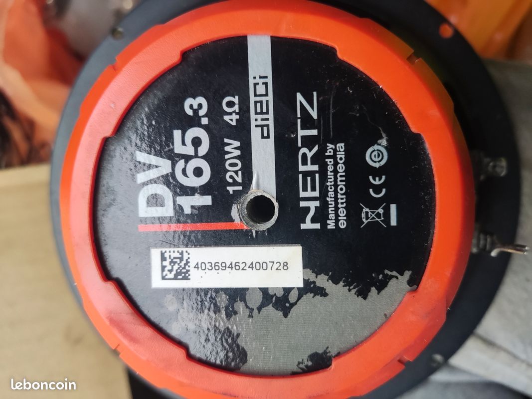 Paire haut-parleurs Hertz Dieci DV 165.3 (image 1)