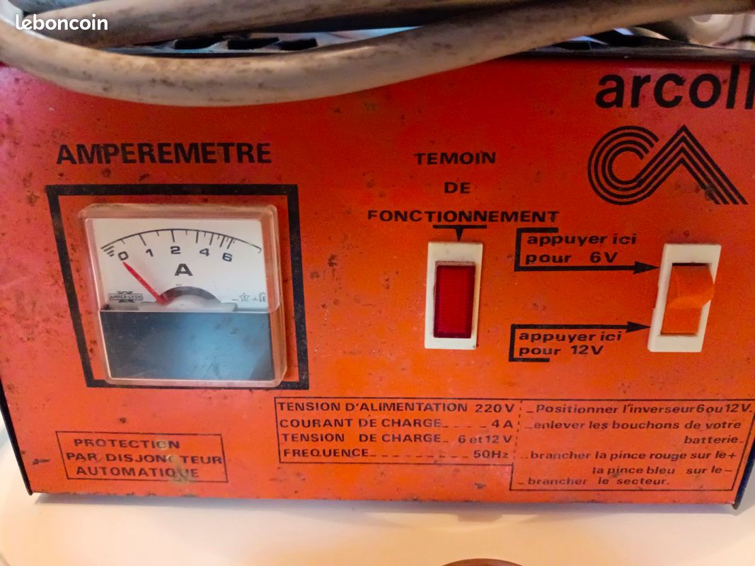 Ampèremètre chargeur batteries (image 1)