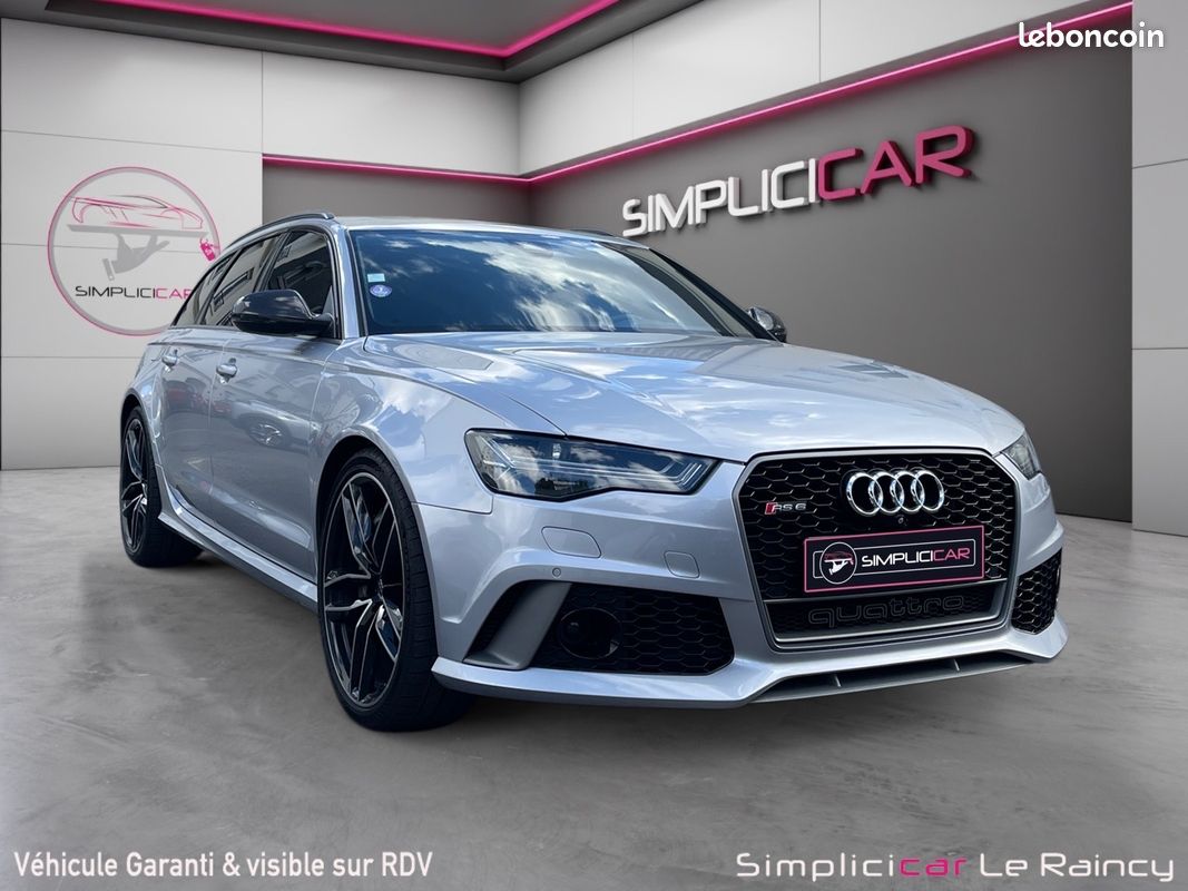 AUDI RS6 PERFORMANCE 605Ch Toit Ouvrant Bose CarPlay Caméra 3D Freins Céramique Toutes Options Suivi Complet Audi Garantie 12 mois (image 1)