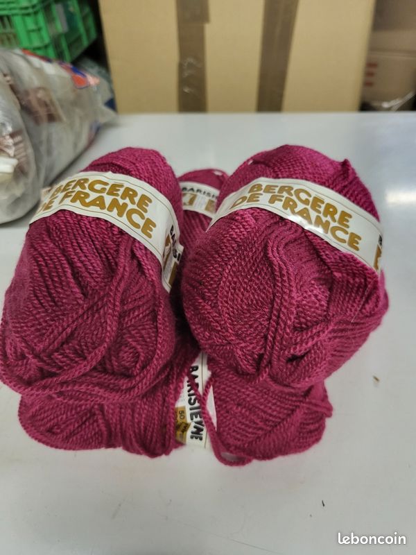 Lot De 2 Pelotes De Laine Vieux Rose - 100g Chaque - Laine Vierge Super Douce Pour Tricot