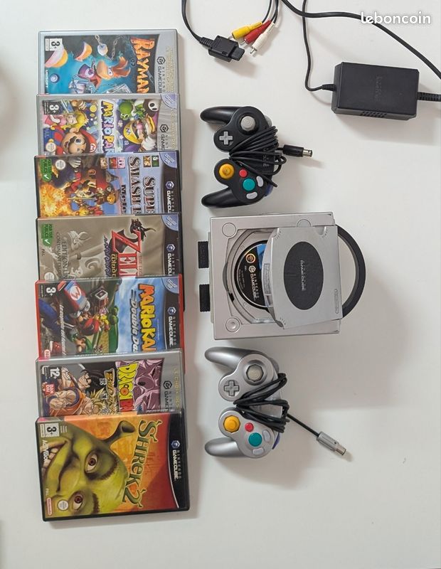 Console Nintendo GameCube 2 manettes jeux Zelda édition limitée super smash bros Mario party Mario kart (image 1)