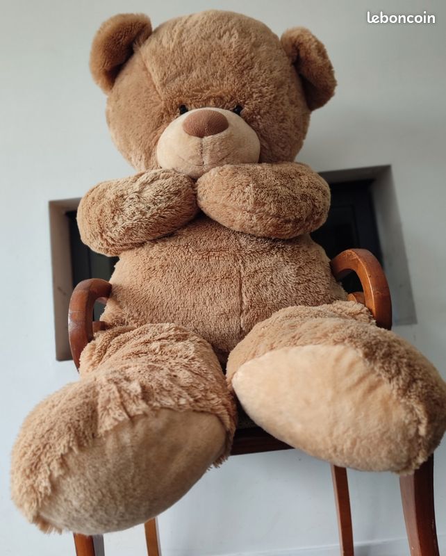 Ours en peluche géant cadeau de Noël (image 1)