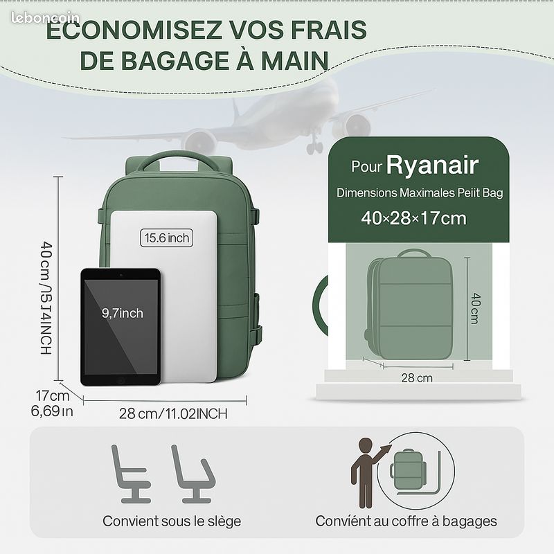 Dimension Valise Cabine Ryanair Kalinga Ashok Ryanair Bagage