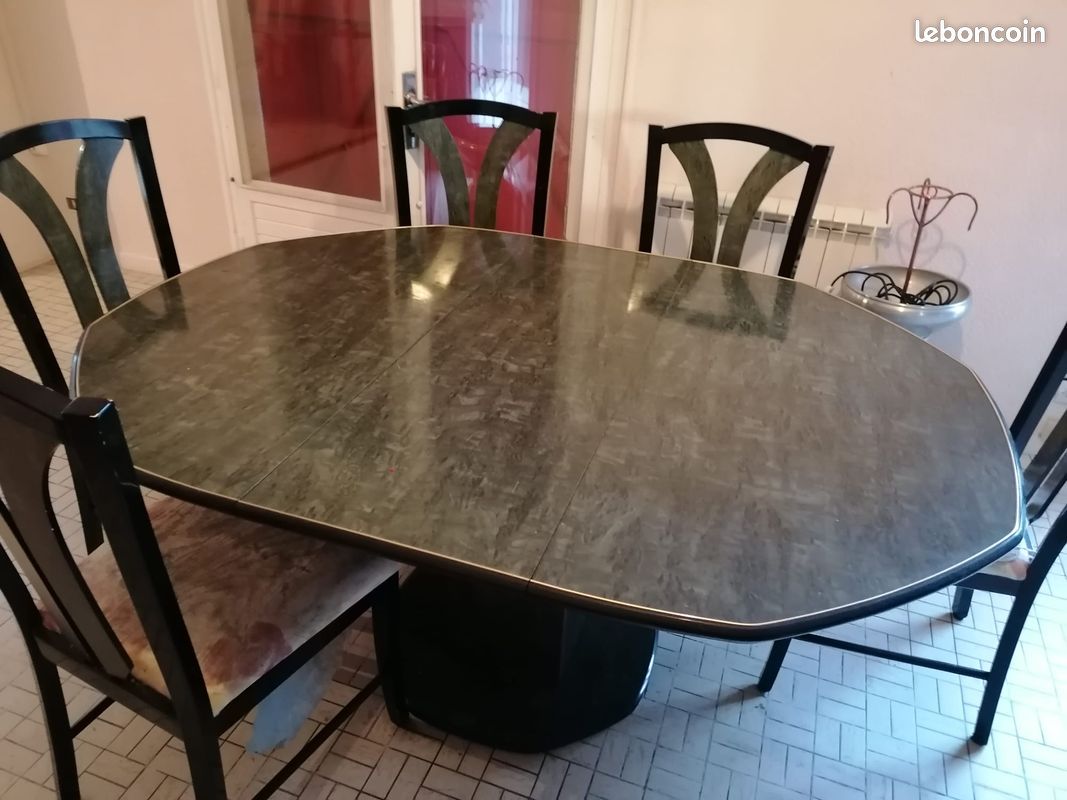Ensemble salle à manger design – table, chaises et meubles assortis (image 5)