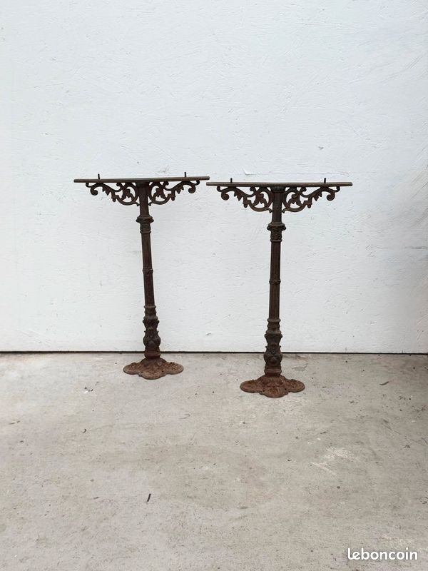 Pieds de table en fonte 19 ème (image 1)