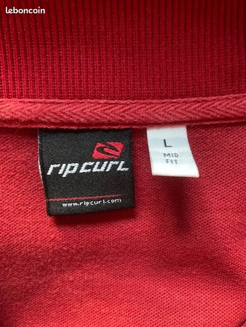 Veste zippée Rip Curl rouge - Taille L (image 5)