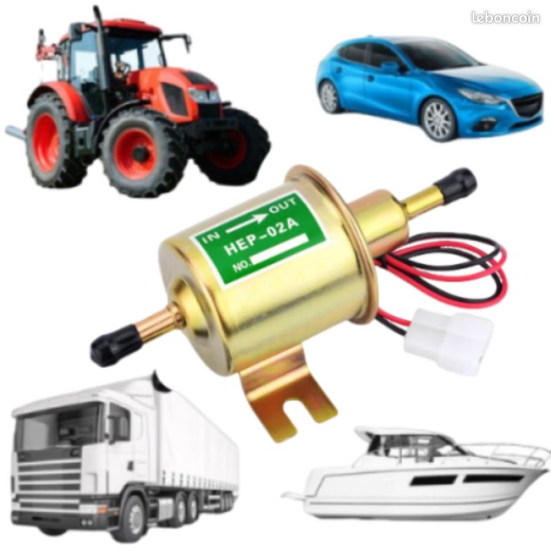 Pompe à Essence électrique 12V Universelle - Pour Transfert De Carburant, Neuf Sous Emballage
