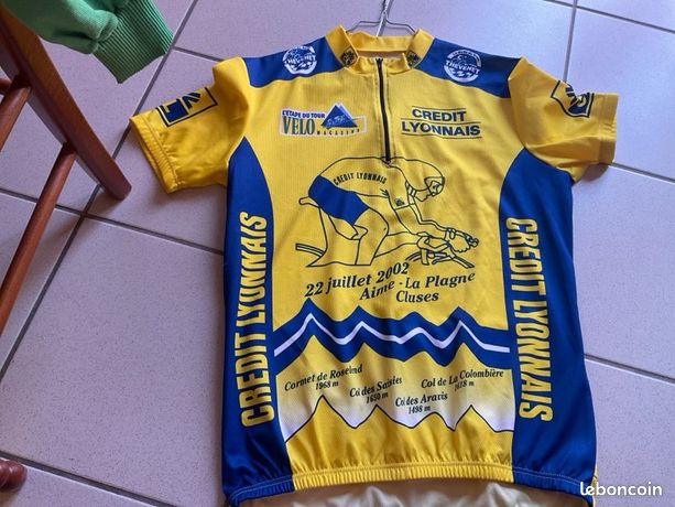 Maillot Cycliste Credit Lyonnais 90'S USS Tricots du Rocher
