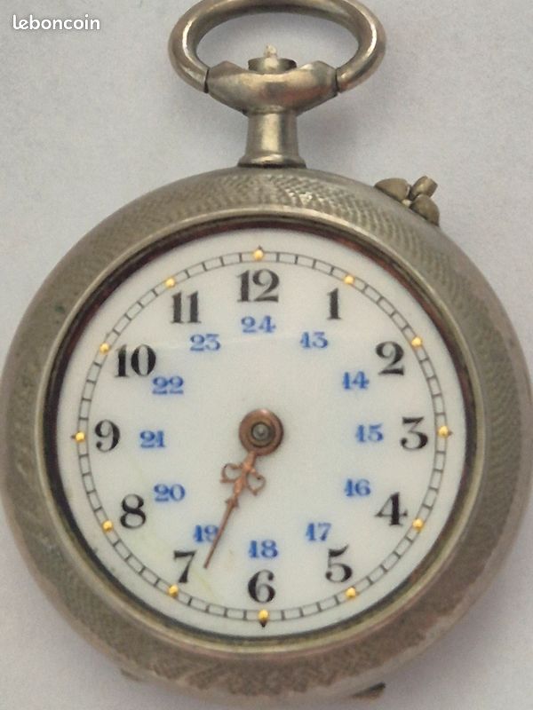 Montre Gousset Ancienne Pour Pièces Détachées - Axe Balancier Cassé, à Réparer