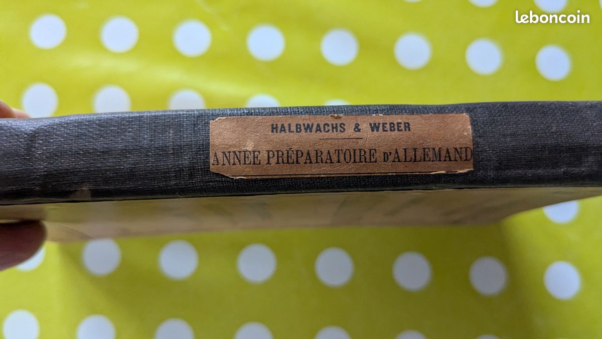 Ancien livre scolaire d'allemand 1908 (image 7)