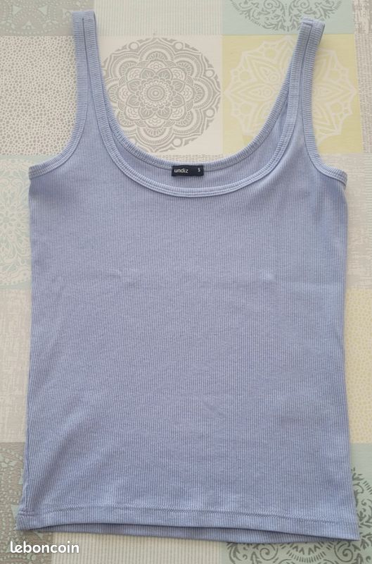Débardeur undiz bleu clair taille S (image 1)