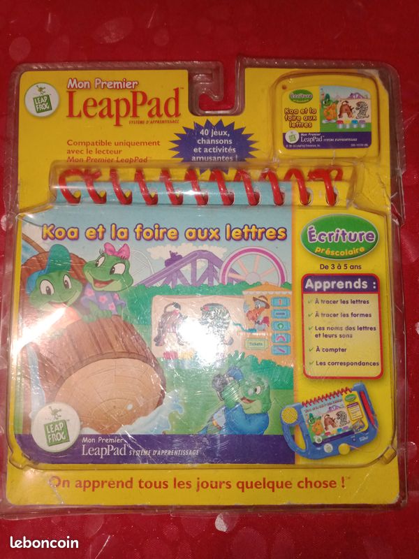 Lot LeapFrog - Mon premier LeapPad + 2 Livrets interactifs (image 3)