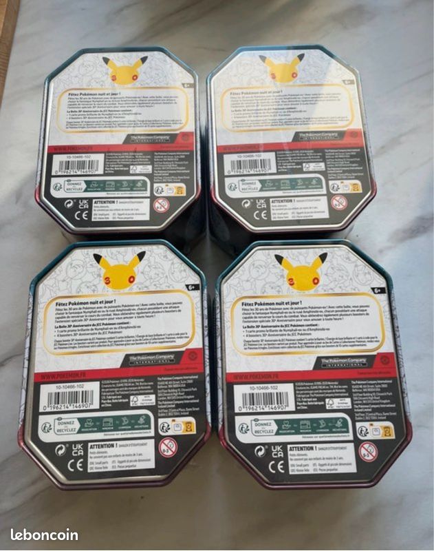 Lot 4 pokebox 30 ans pokemon (image 2)