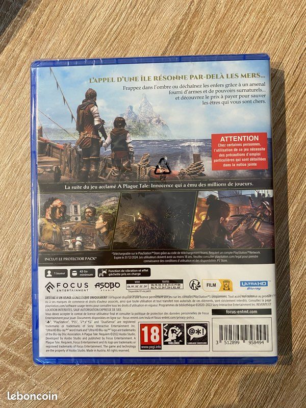 A Plague Tale Requiem - Ultimate Edition PS5 - Jeu Neuf Sous Blister