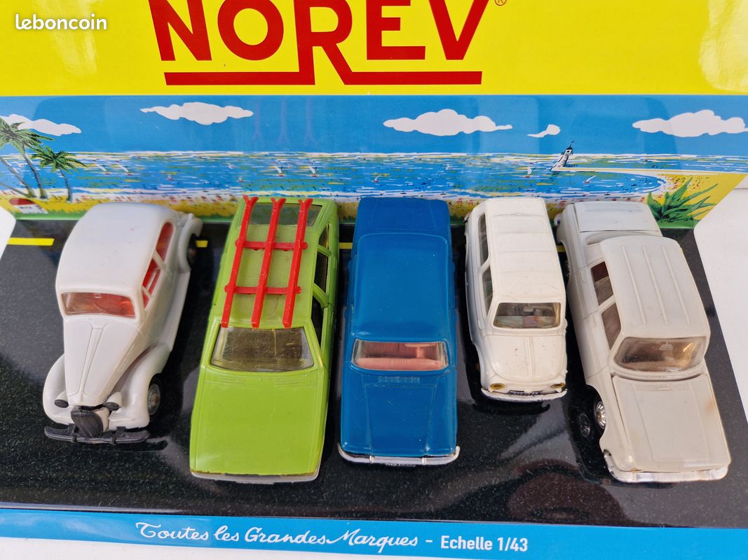 Coffret Norev – Petites Voitures Anciennes – Neuf En Boite – Collection Plastique