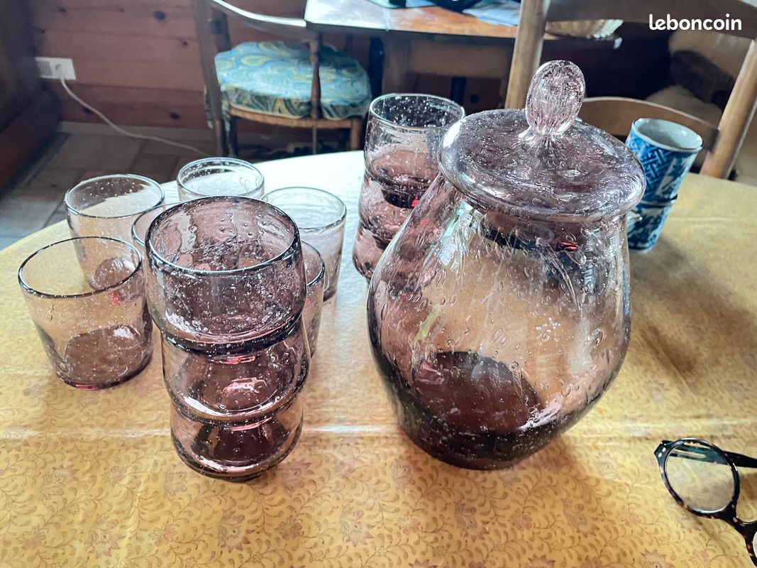 Bocal en verre soufflé Biot (image 3)
