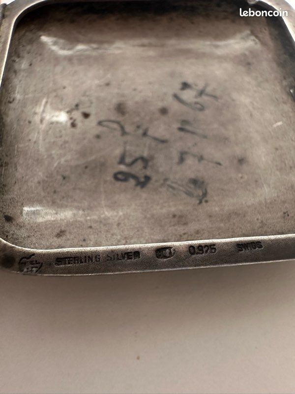 Montre de voyage en Argent massif 1930 (image 12)