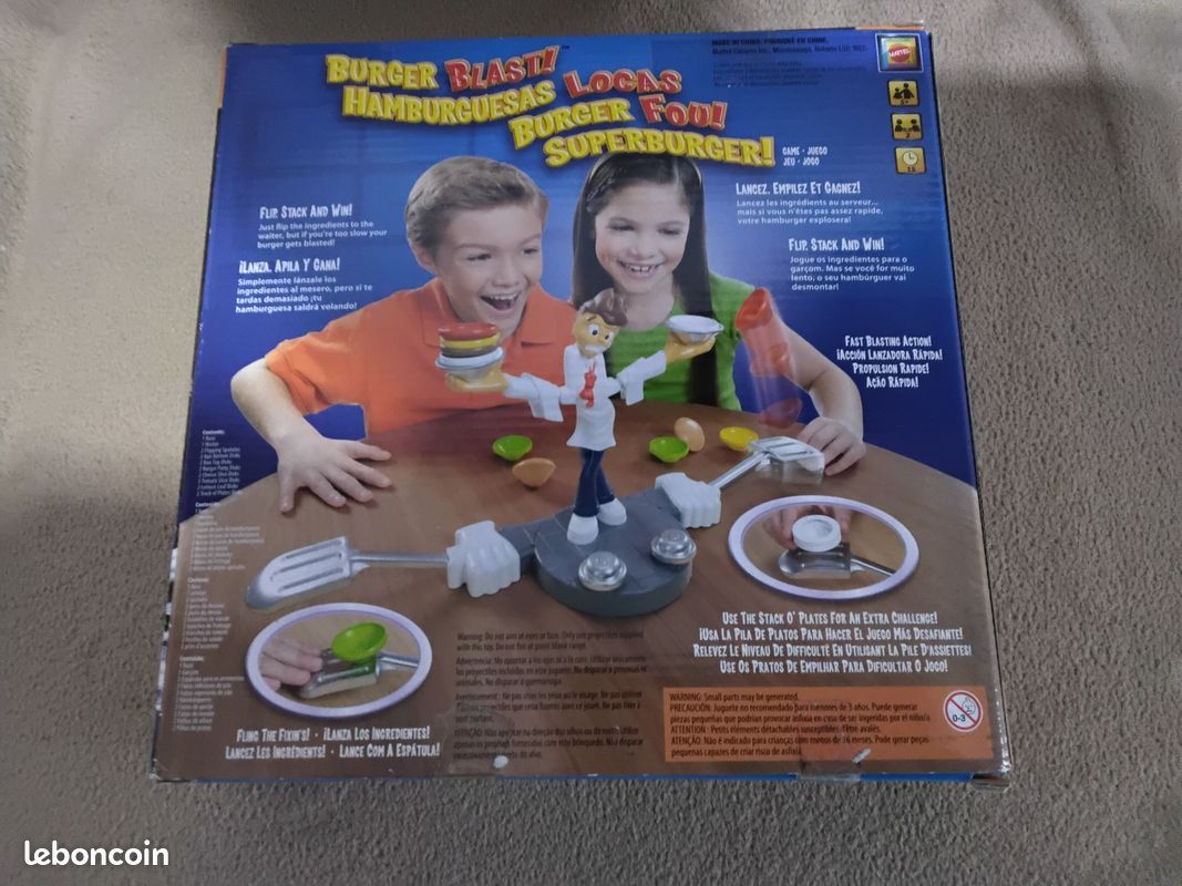 Jeu superBurger Mattel 5ans+ très bon état (image 2)