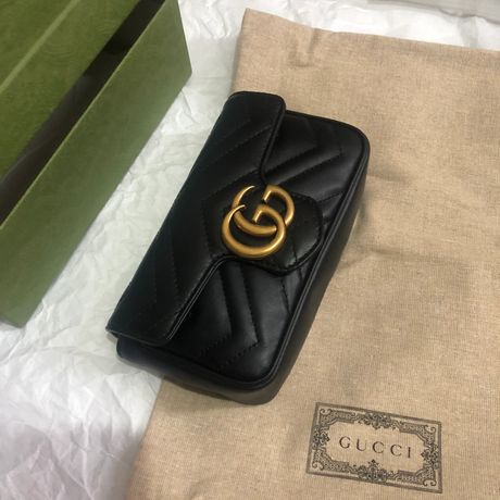 Sac bandoulière Gucci Suprême GG 402620 d'occasion