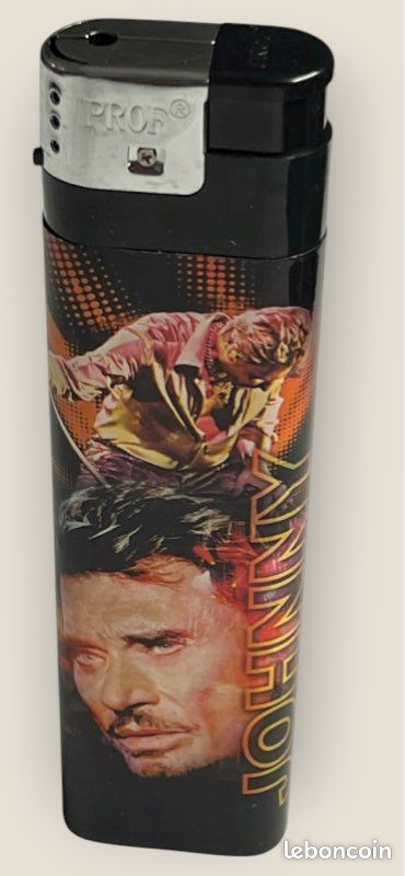 Briquet à l'effigie de Johnny Hallyday (Format Maxi) (image 3)