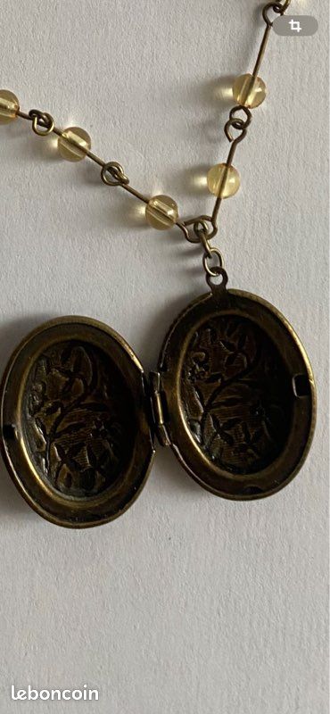 Magnifique pendentif /collier chaîne en pierres (image 8)