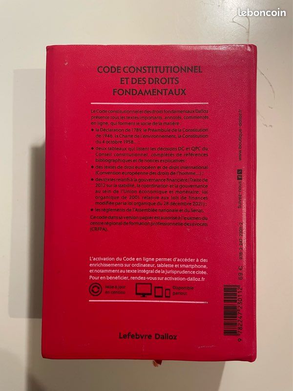 Code constitutionnel et des droits fondamentaux 2025 (image 2)