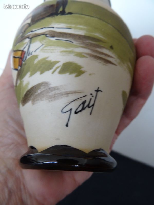 Vase Basque décor peint berger Gaitaud (image 6)