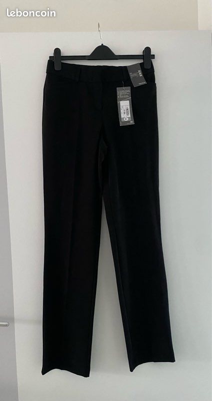 Generisch 2026 - Femmes Pantalon Jambe Large Pour Femmes Travail Affaires Décontracté Pantalon De Costume Taille Haute Pantalon Fluide Pantalon Bureau Pantalon Femme Noir Stretch Élégant, Beige, S