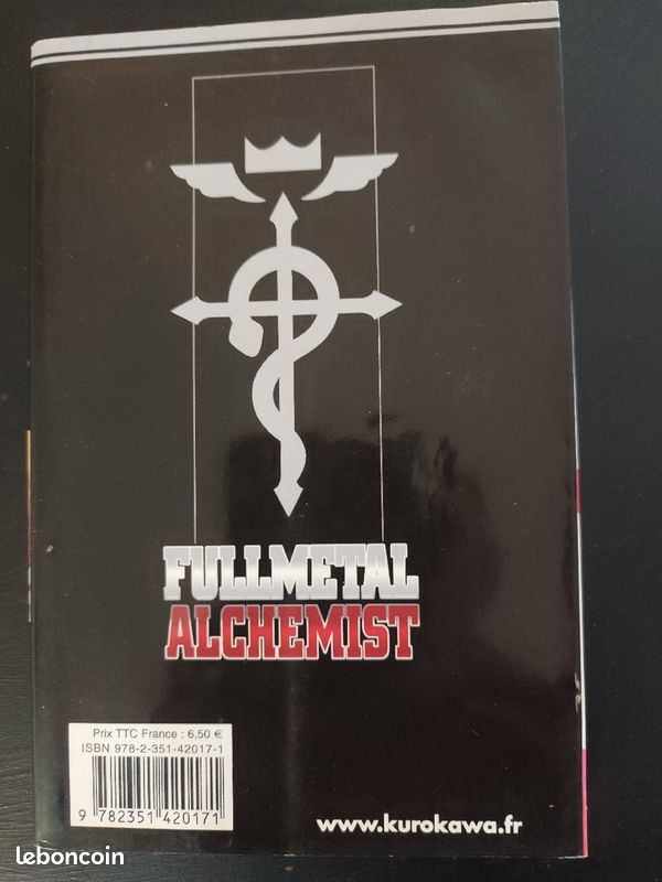Manga Fullmetal Alchemist T1 hiromu arakawa (image 2)