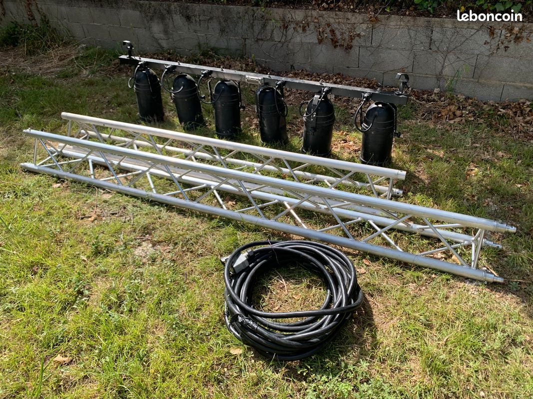 Barres de 6 PAR 64 + multipaires 20m (image 2)