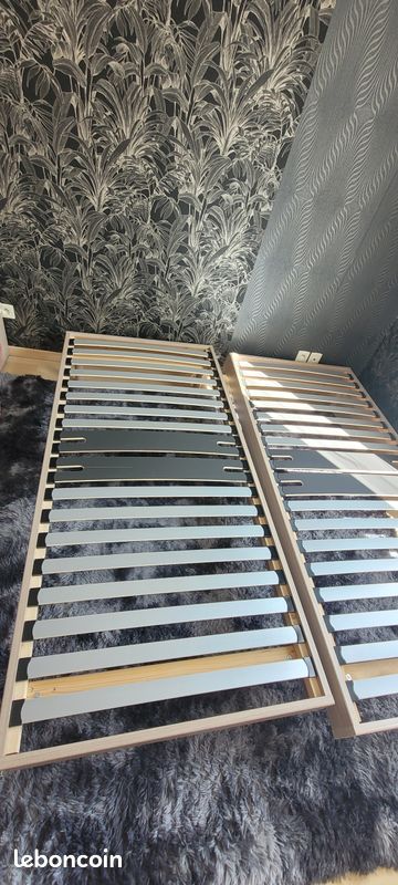 2 Sommier lit EBAC 90x190cm (image 1)