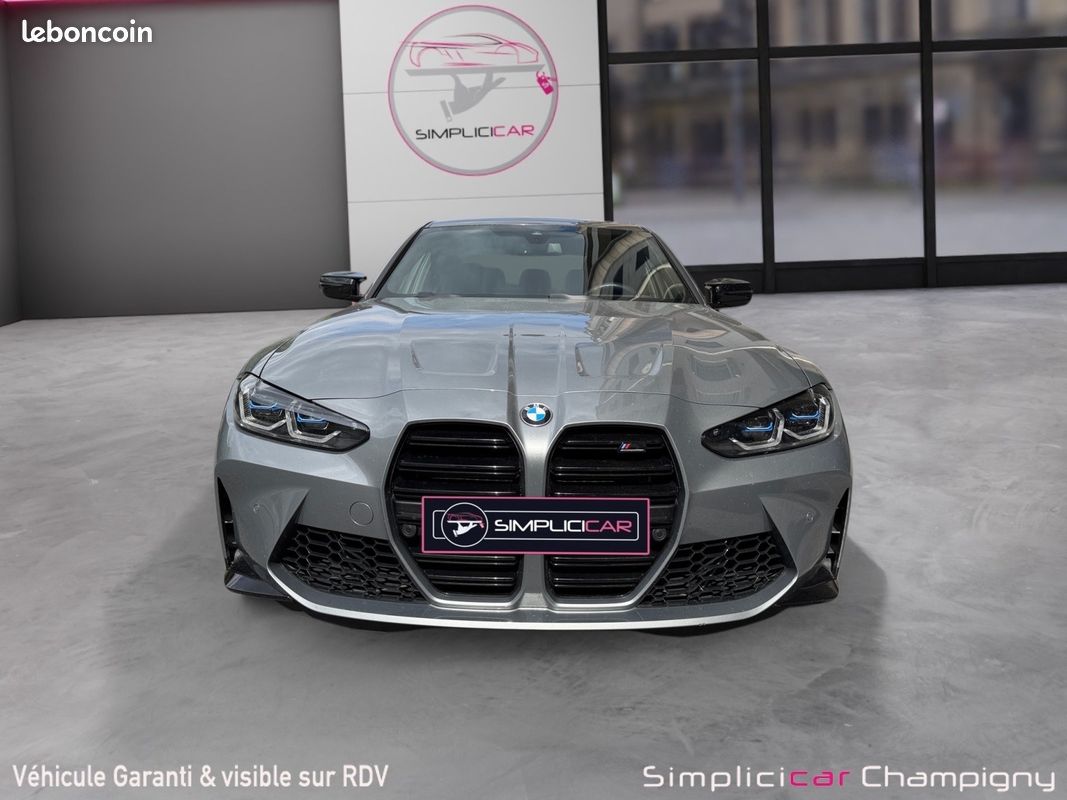 BMW M3 COMPETITION G80 510 ch BVA8 - TVA Apparente - Echappement Sport - Sièges confort - CarPlay (image 4)