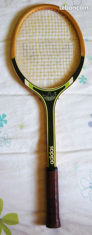 Ancienne raquette en bois Bancroft All Star Billie Jean King