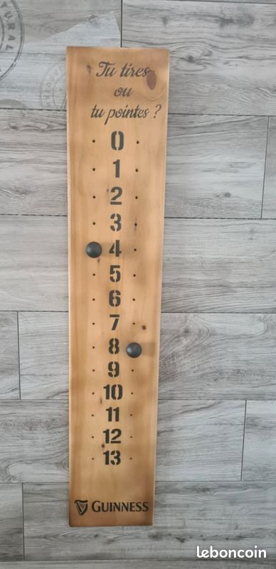 ANCIEN COMPTEUR DE Points Pour La Petanque Pernod 45 Pastis 51 Neuhaus En Tole EUR 350,00 - FR