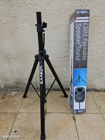Vonyx LS01K Kit de Deux Pieds d'Enceintes avec Sacoche de Transport Vonyx LS01K Kit de Deux Pieds d'Enceintes avec Sacoche de Transport
