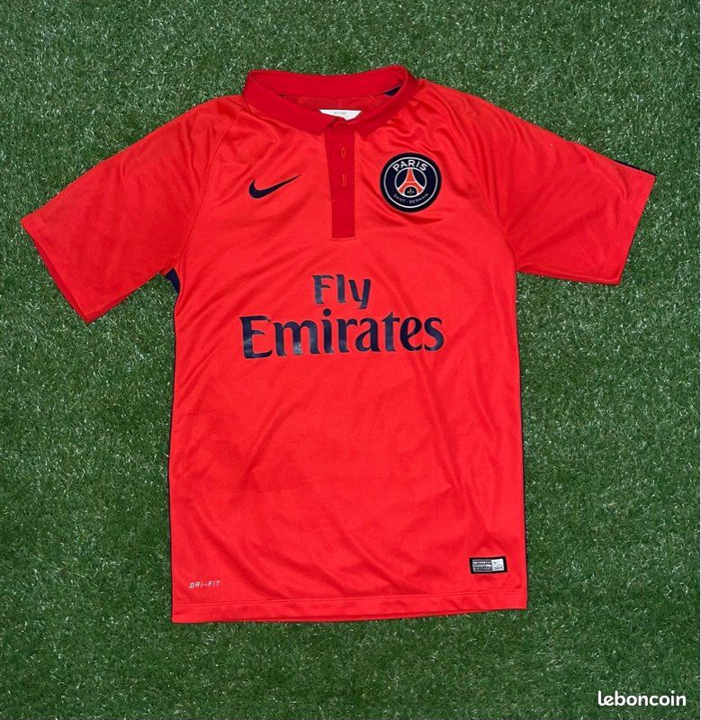 Maillot De Foot Vintage PSG Domicile Nike – Taille L, époque Avant 2000