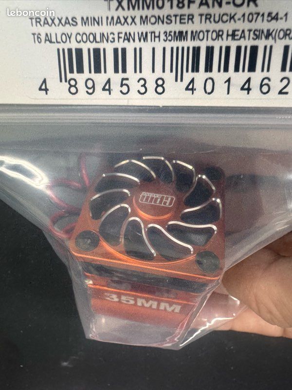 Ventilateur Traxxas Ventilateur De Refroidissement Traxxas 3340 Pour Velineon VXL ESC - Neuf, Bleu Pièce Rechange Rustler Stampede Slash